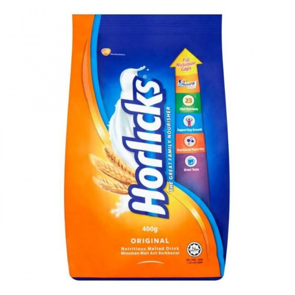 HORLICKS ORIGINAL 400GM (Paket) HORLICKS ORIGINAL 400GM (Paket)