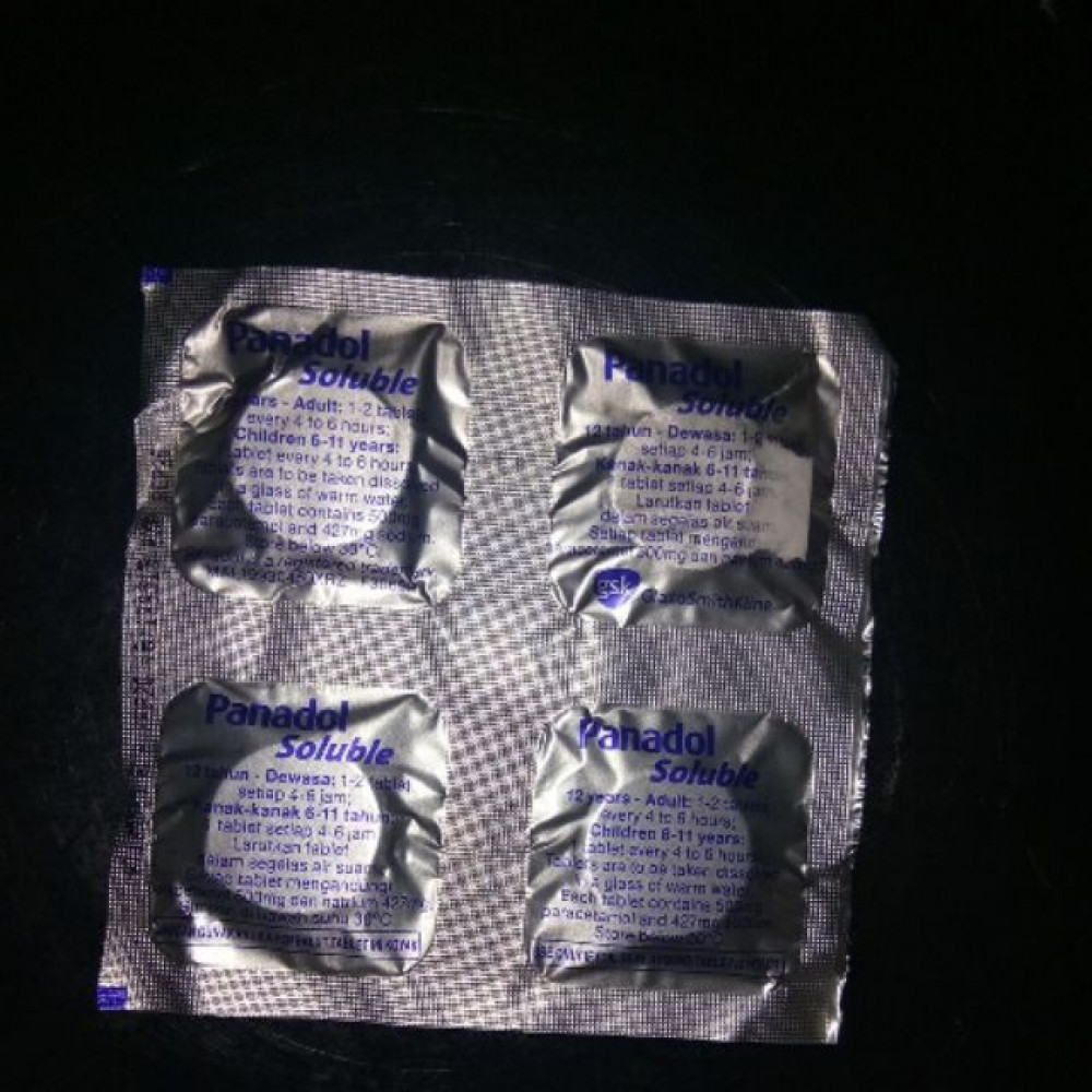 PANADOL SOLUBLE 4’s TABLET'S PANADOL SOLUBLE 4’s TABLET'S