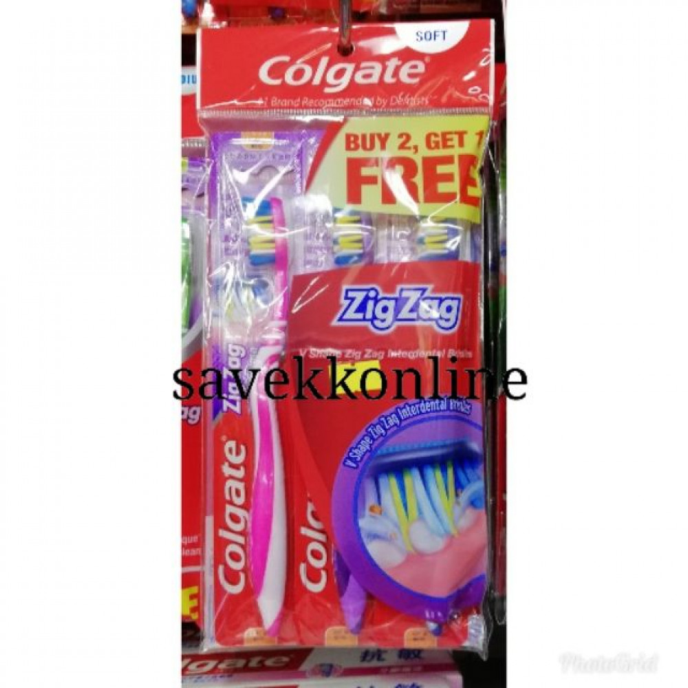 COLGATE ZIGZAG zig zag SOFT ( BUY 2 GET 1 @ 1PCS) COLGATE ZIGZAG zig zag SOFT ( BUY 2 GET 1 @ 1PCS)