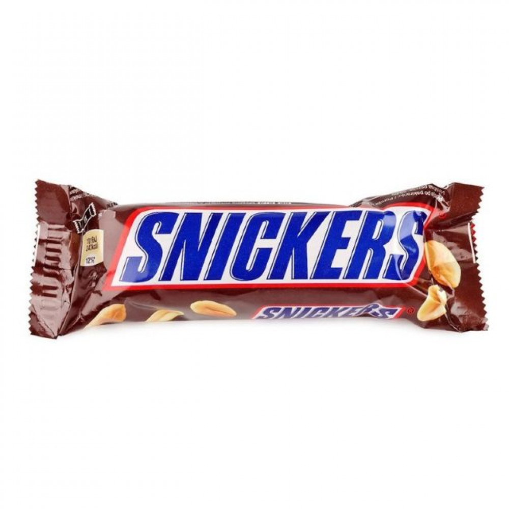 Snickers peanut chocolate bar 51g Snickers peanut chocolate bar 51g