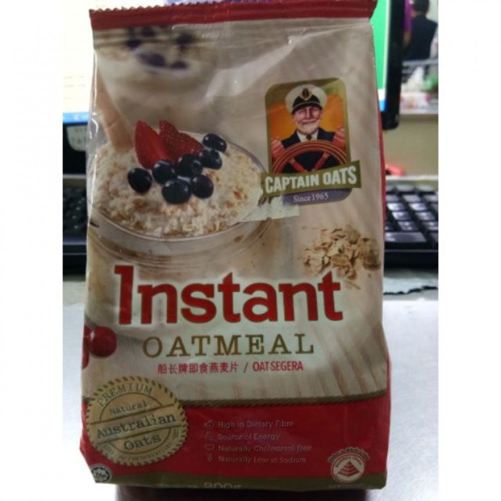 Captain Oats Instant Oatmeal 200g peket Captain Oats Instant Oatmeal 200g peket