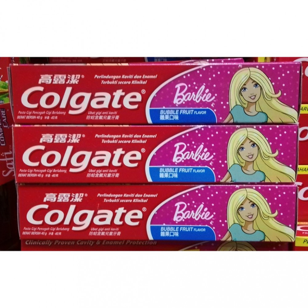 COLGATE BARBIE FRUIT FLAVOR 40g COLGATE BARBIE FRUIT FLAVOR 40g