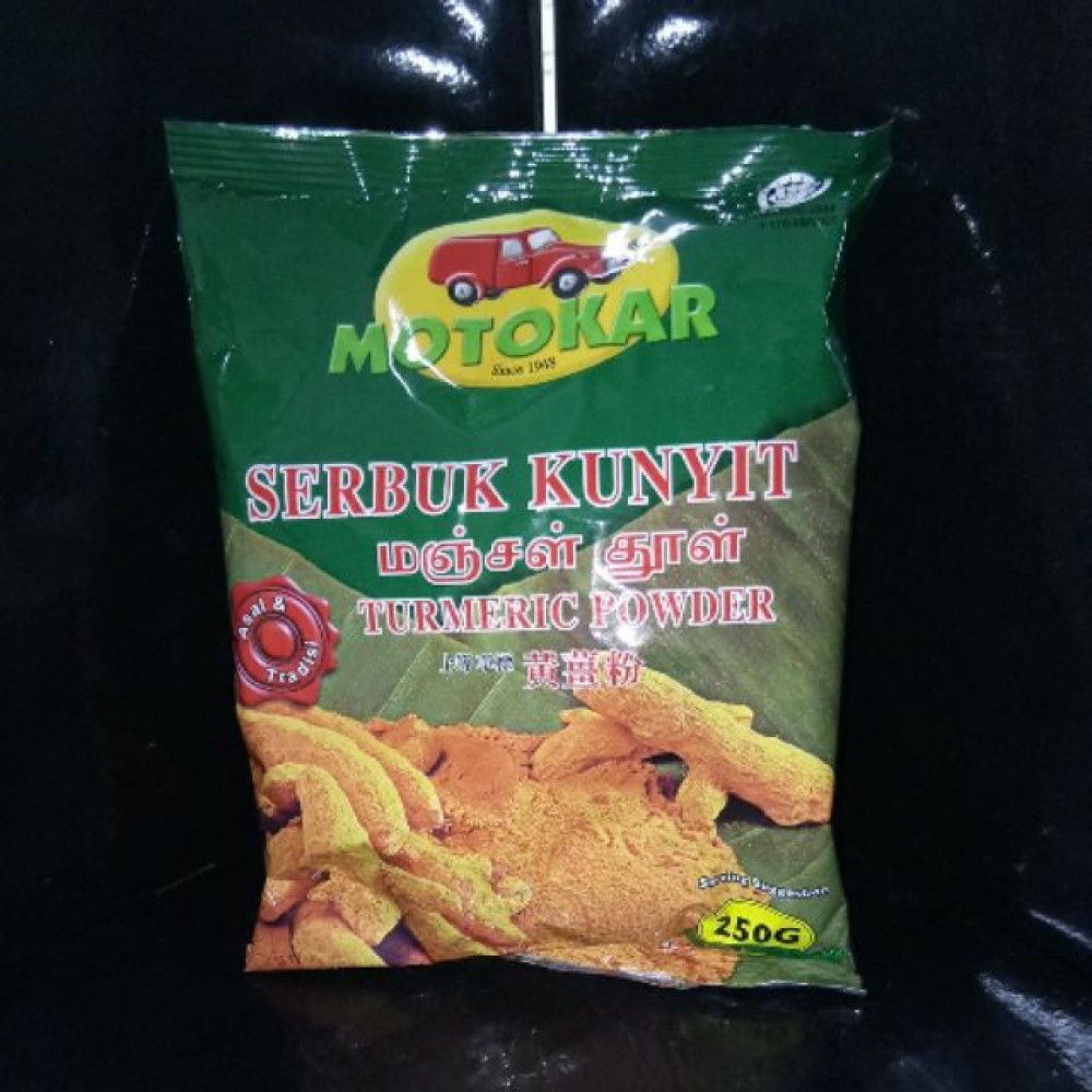 MOTOKAR SERBUK KUNYIT 250 MOTOKAR SERBUK KUNYIT 250