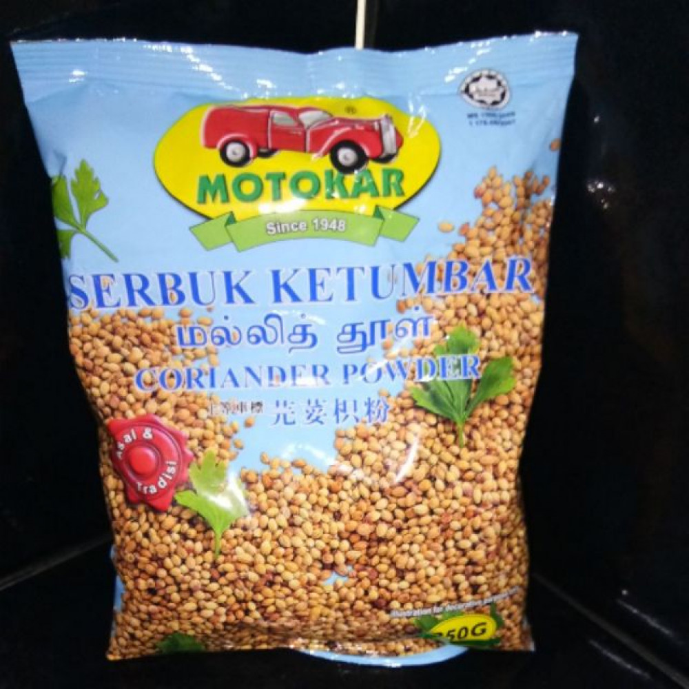 MOTOKAR SERBUK KETUMBAR 250G MOTOKAR SERBUK KETUMBAR 250G