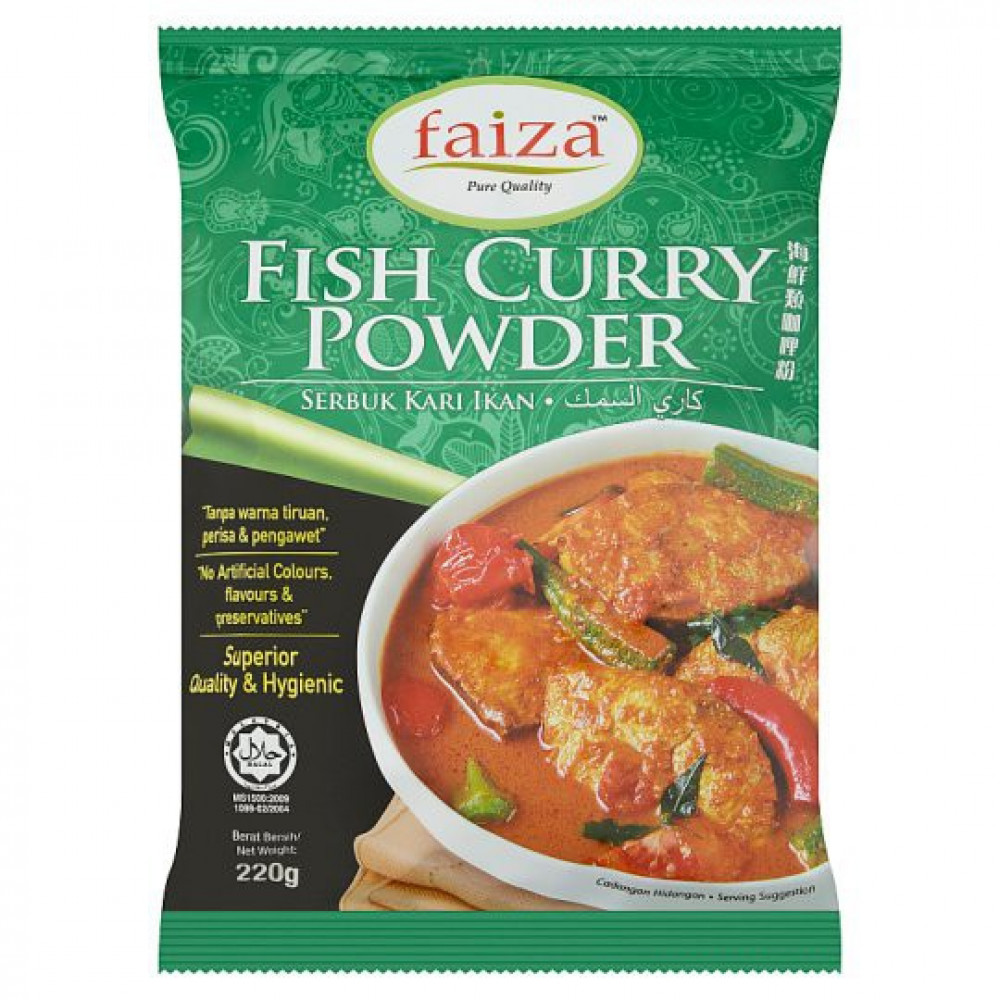FAIZA FISH CURRY POWDER 220G FAIZA FISH CURRY POWDER 220G