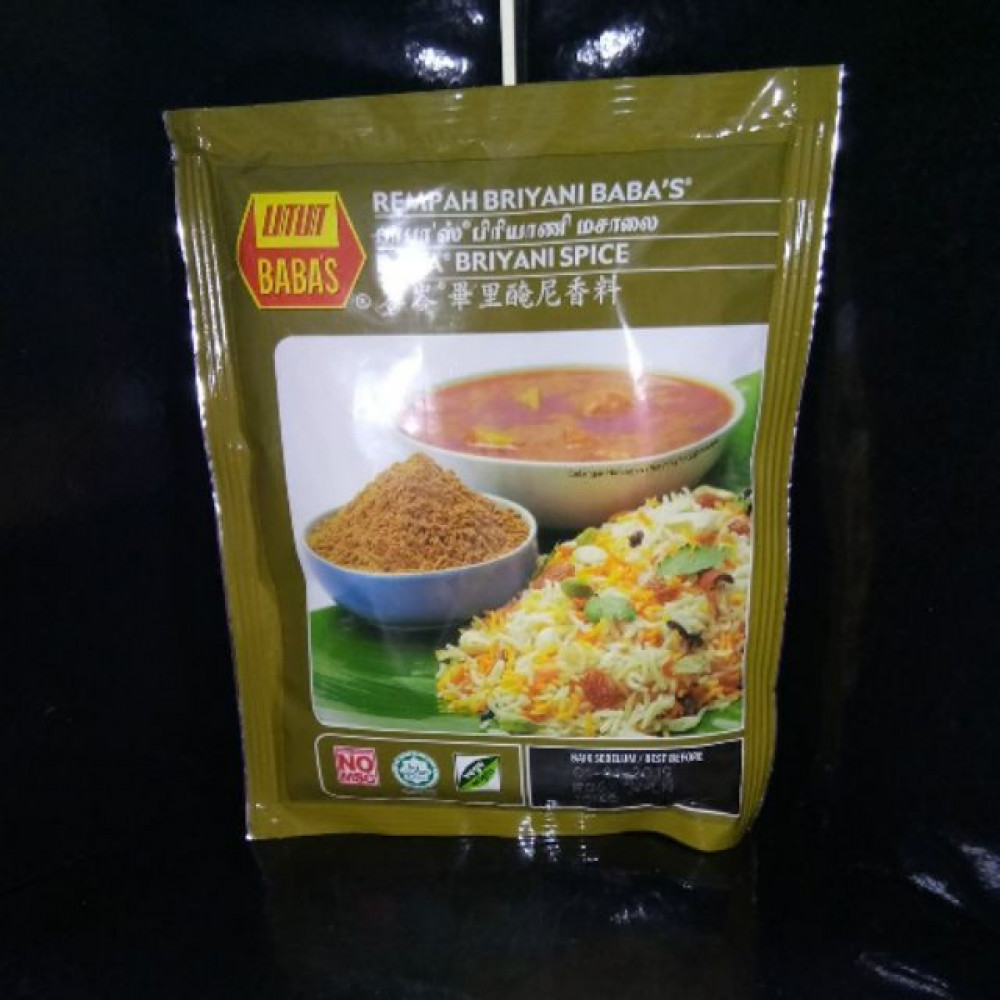 BABA’S SERBUK BRIYANI 70G BABA’S SERBUK BRIYANI 70G