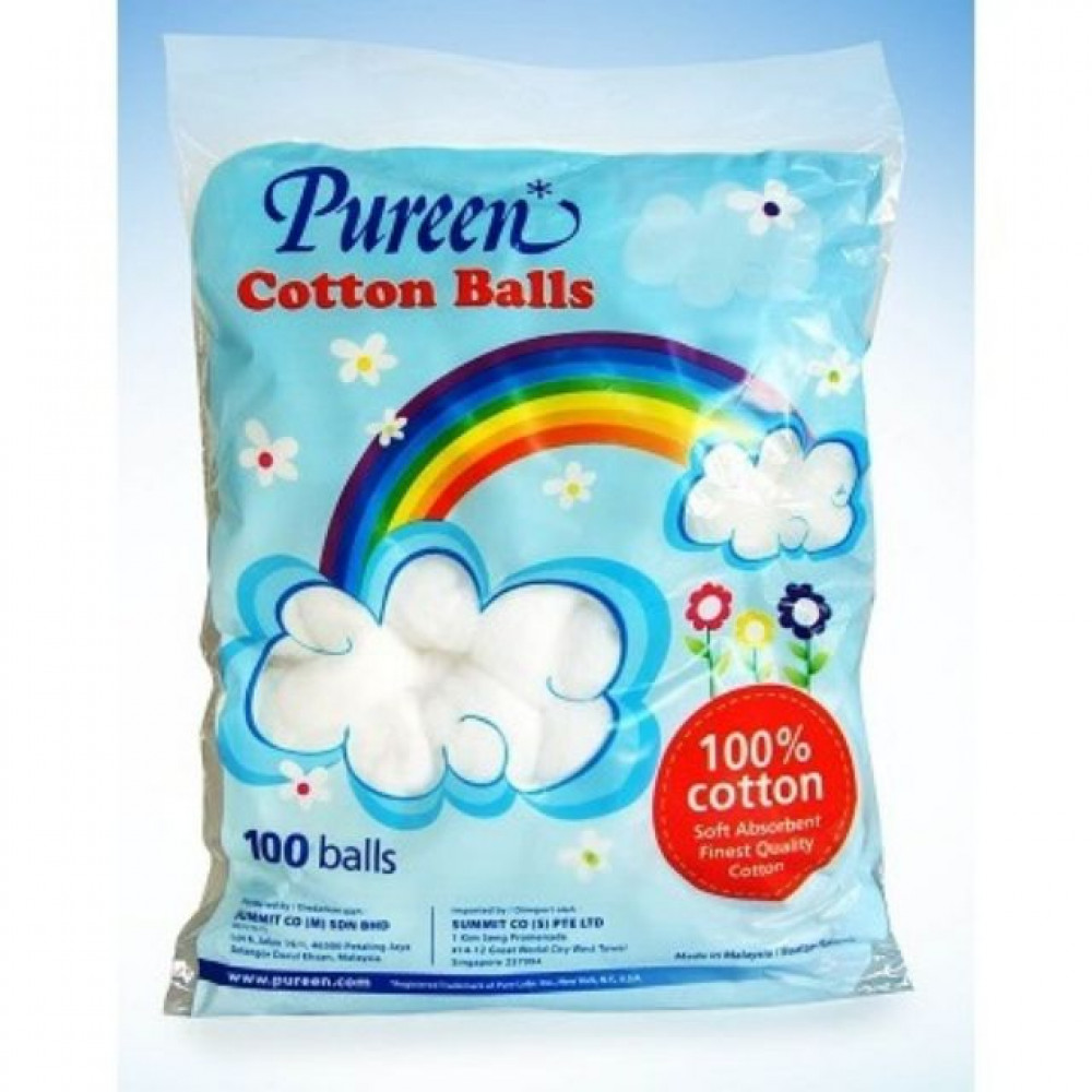 PUREEN COTTON BALL 100S PUREEN COTTON BALL 100S