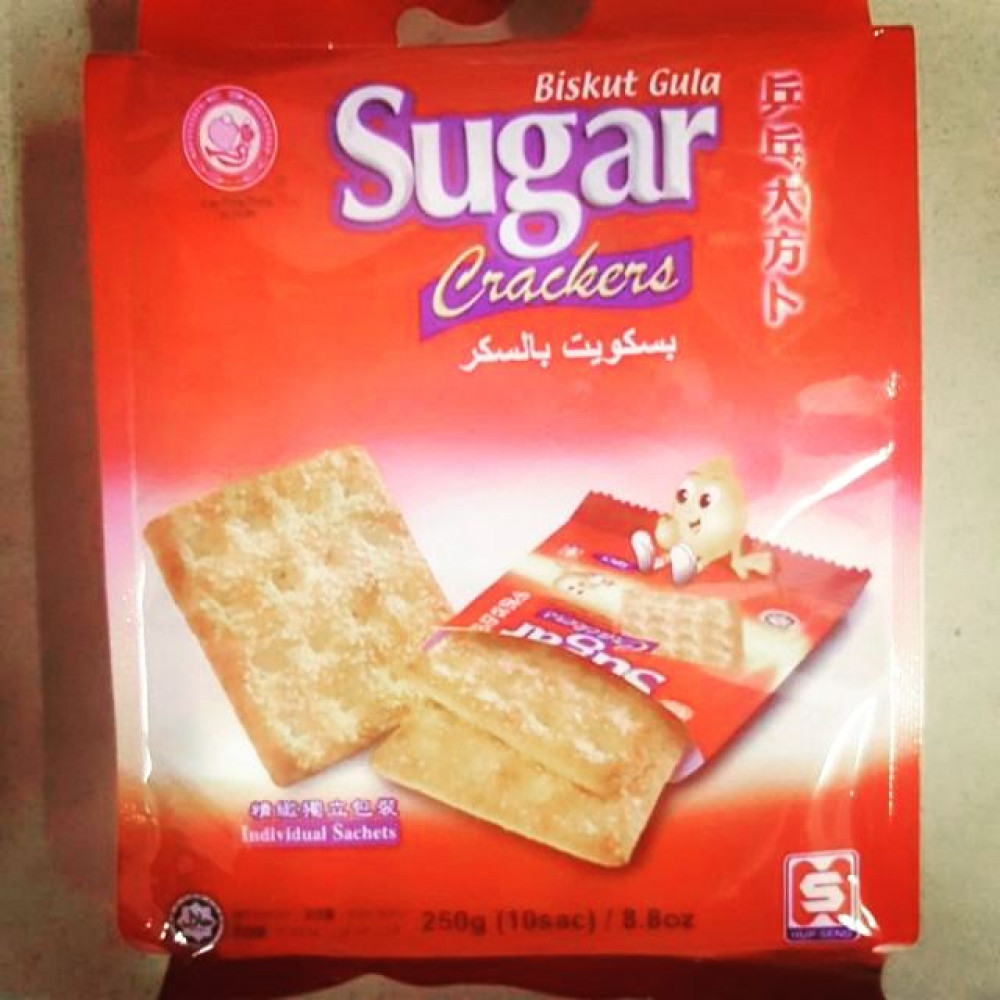 HUP SENG SUGER CRACKERS 250G (10SAC) HUP SENG SUGER CRACKERS 250G (10SAC)
