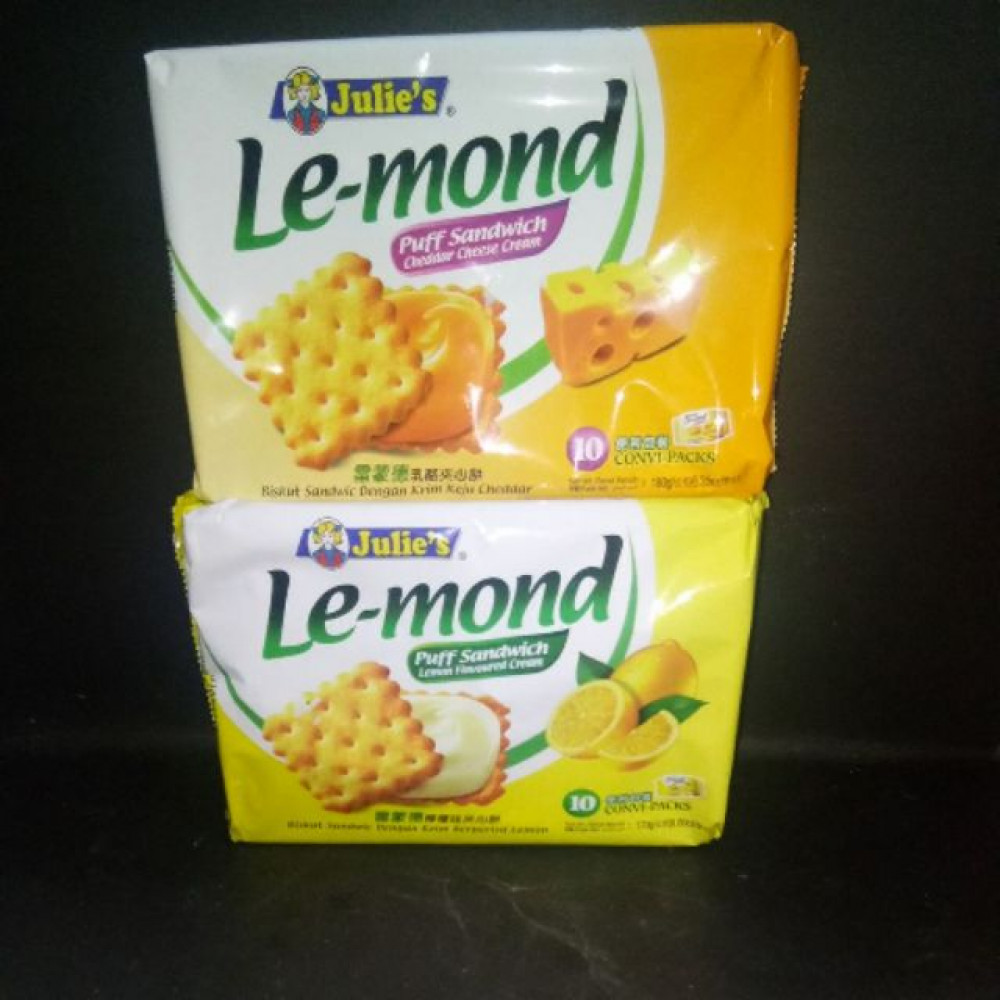 JULIE'S LE-MOND PUFF SANDWICH 170G JULIE'S LE-MOND PUFF SANDWICH 170G