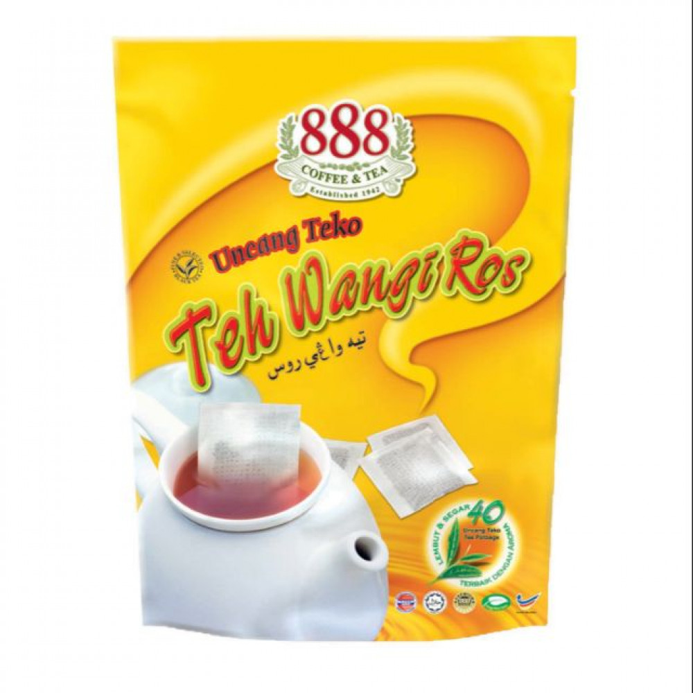888 TEH WANGI ROS UNCANG(40X2GM)80GM 888 TEH WANGI ROS UNCANG(40X2GM)80GM