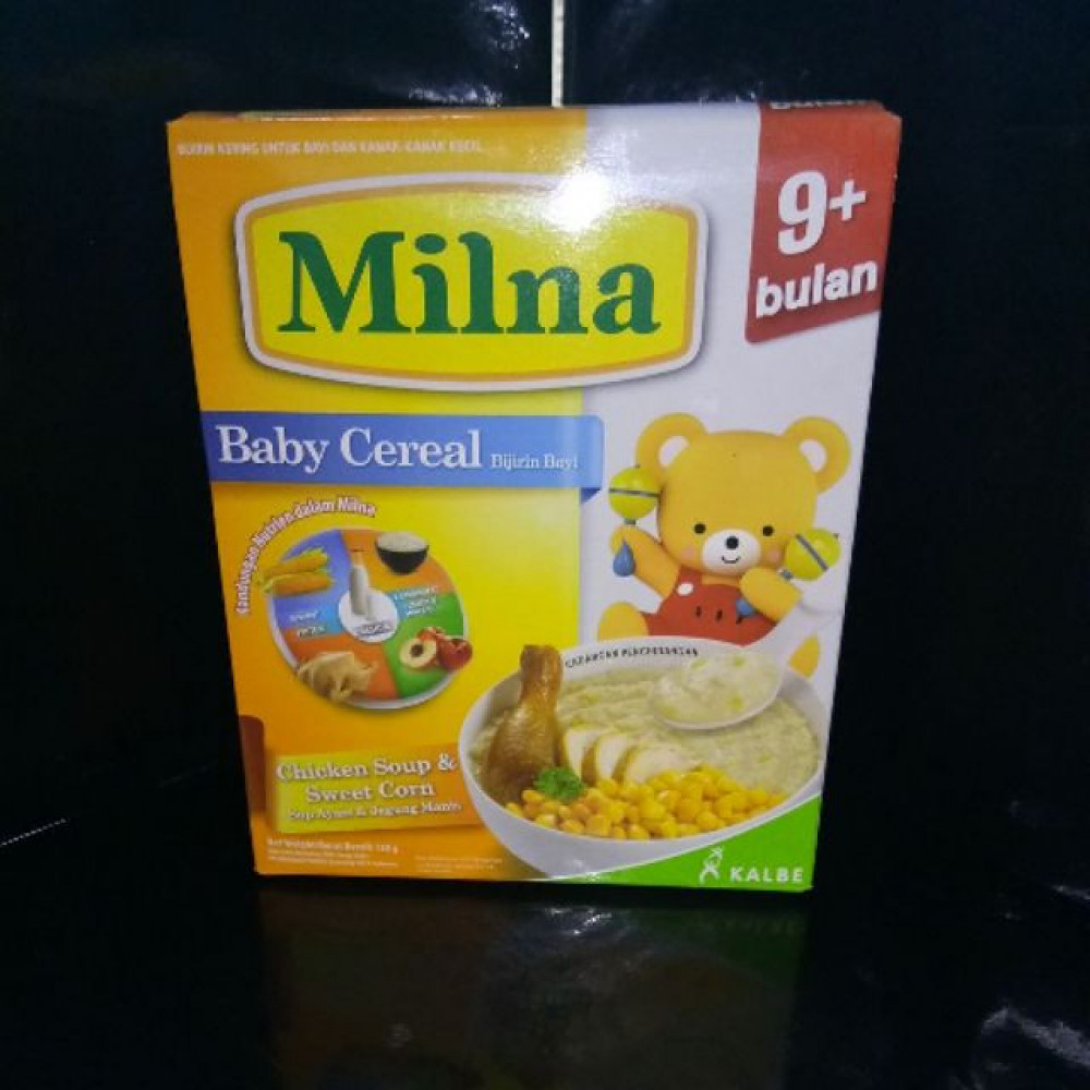 MILNA BABY CEREAL CHICKEN SOUP & SWEET CORN 120G MILNA BABY CEREAL CHICKEN SOUP & SWEET CORN 120G
