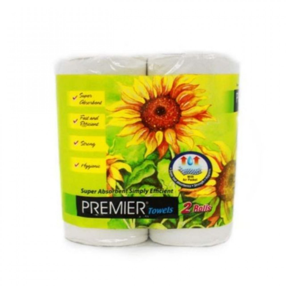 PREMIER KITCHEN TOWEL (2ROLL X 2PLY X 60SHEETS) PREMIER KITCHEN TOWEL (2ROLL X 2PLY X 60SHEETS)