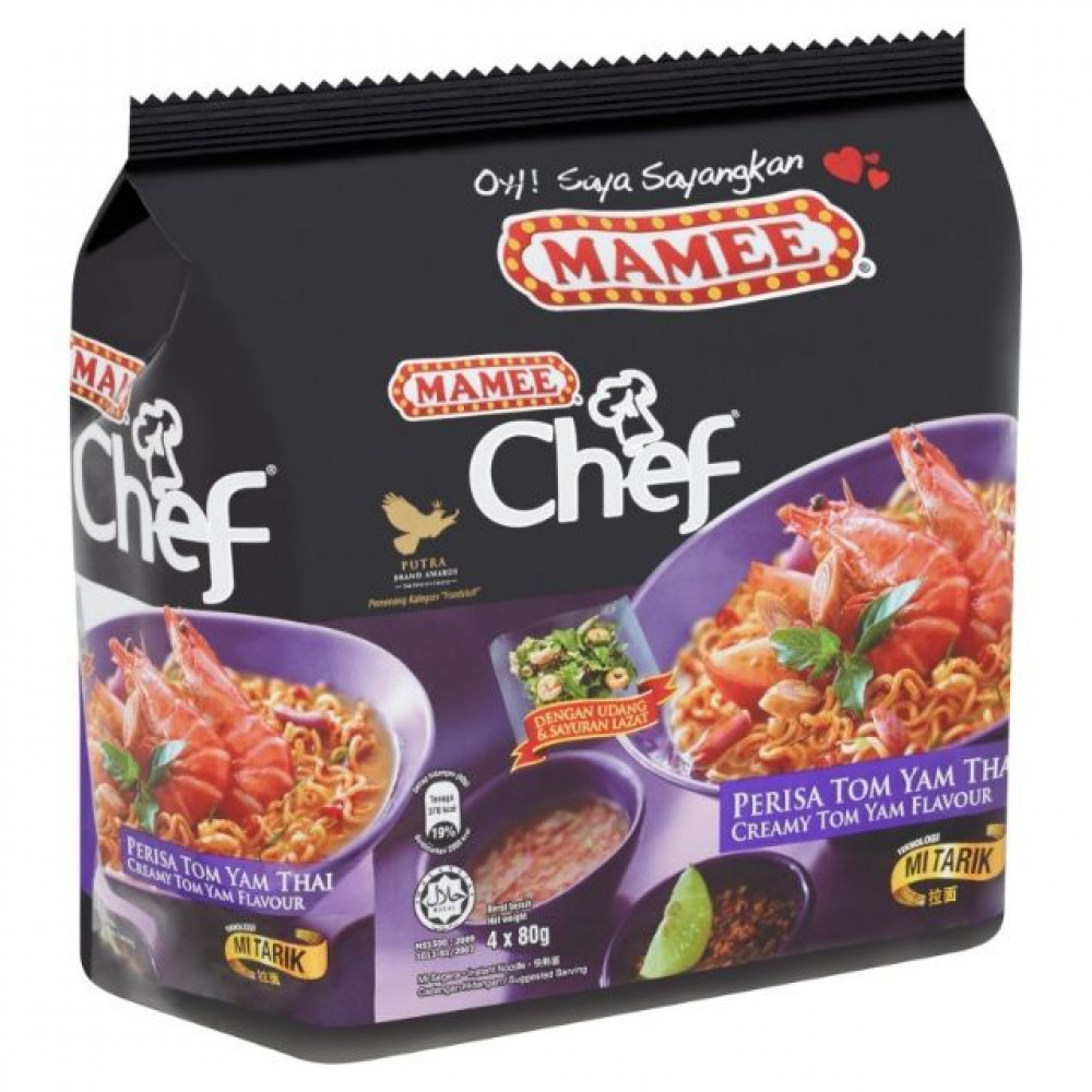 Mamee Chef Creamy TomYam Flv 4x80g Mamee Chef Creamy TomYam Flv 4x80g