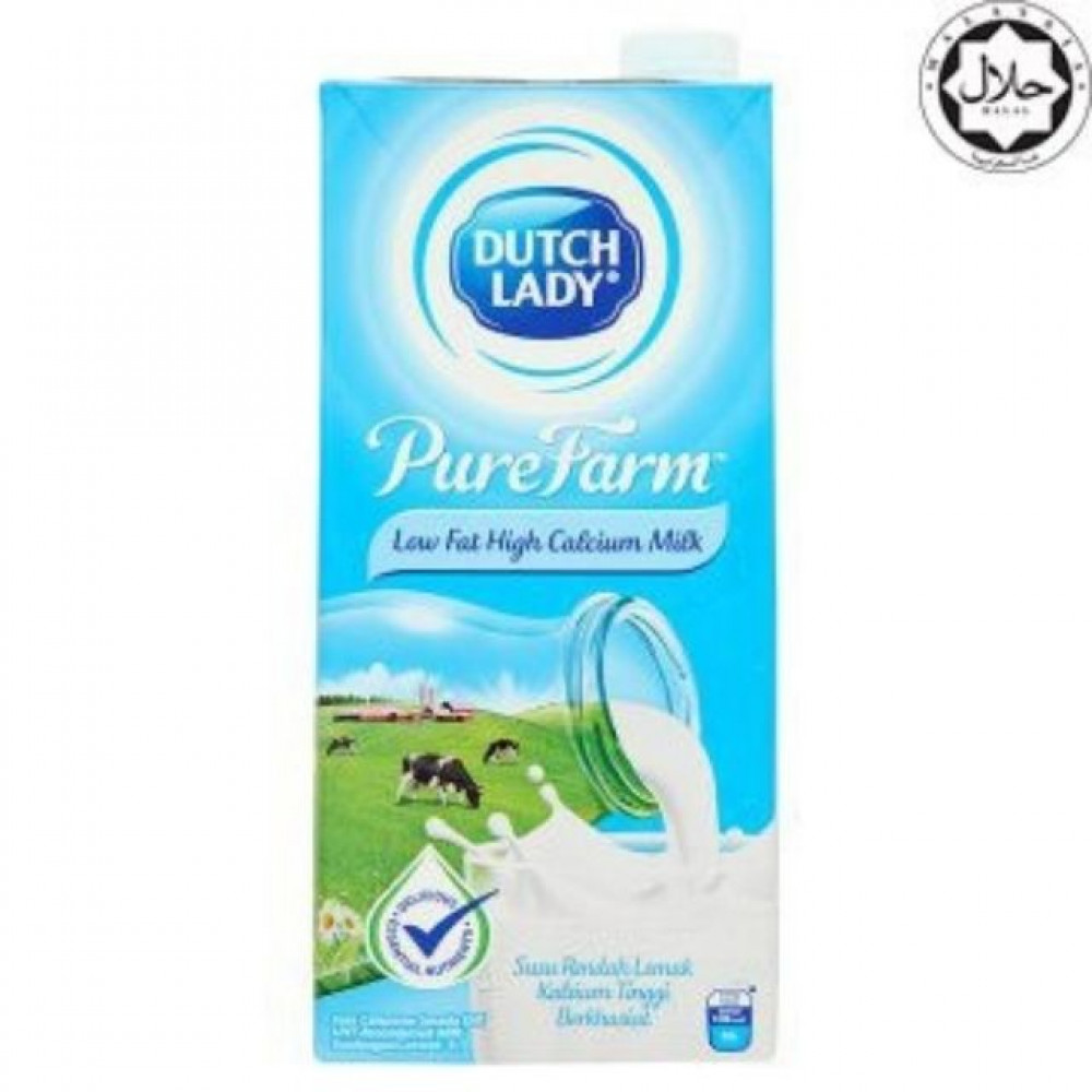 Dutch Lady Pure Farm LowFat Milk 1L Dutch Lady Pure Farm LowFat Milk 1L