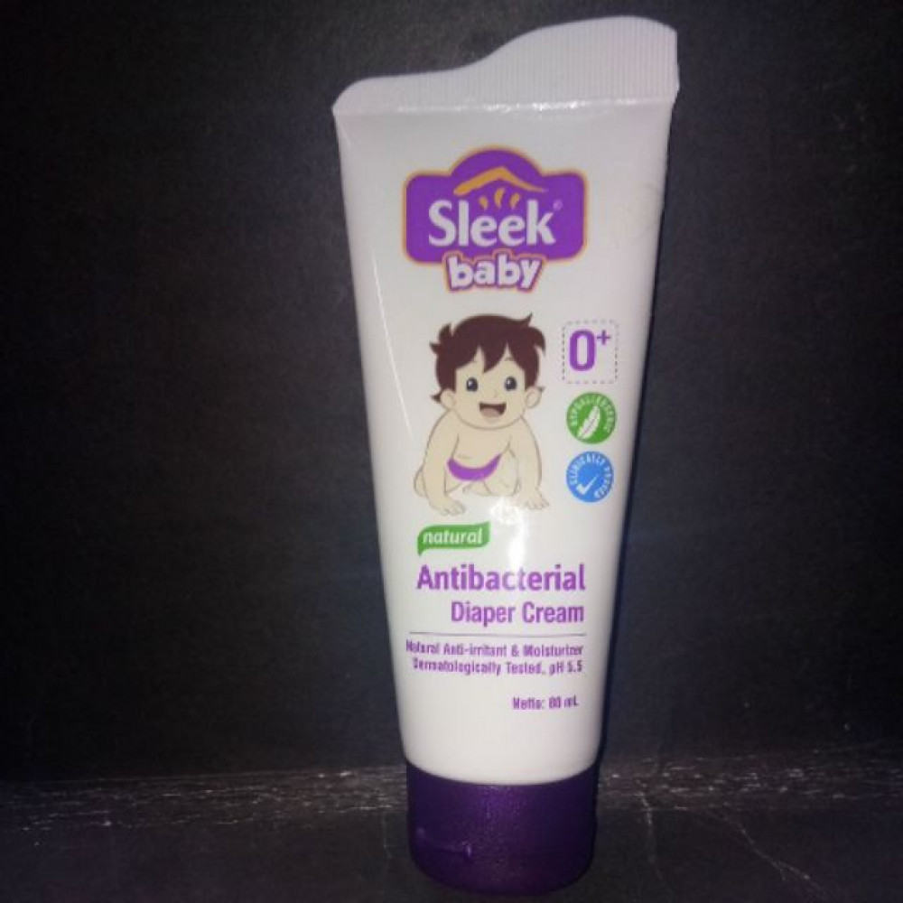 SLEEK BABY ANTIBACTERIAL DIAPER CREAM 80ML SLEEK BABY ANTIBACTERIAL DIAPER CREAM 80ML