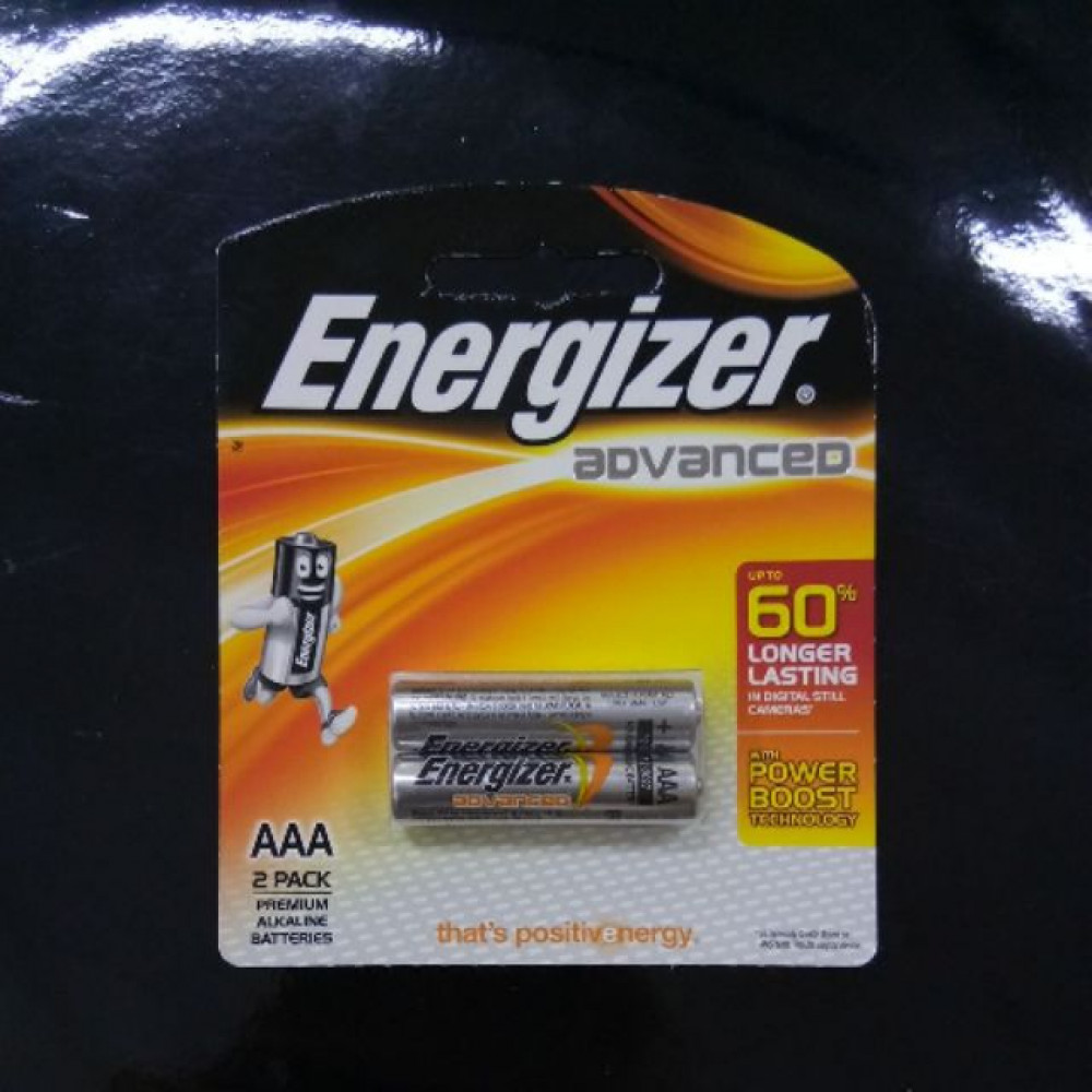 ENERGIZER ADVANCED AAA 2’S ENERGIZER ADVANCED AAA 2’S