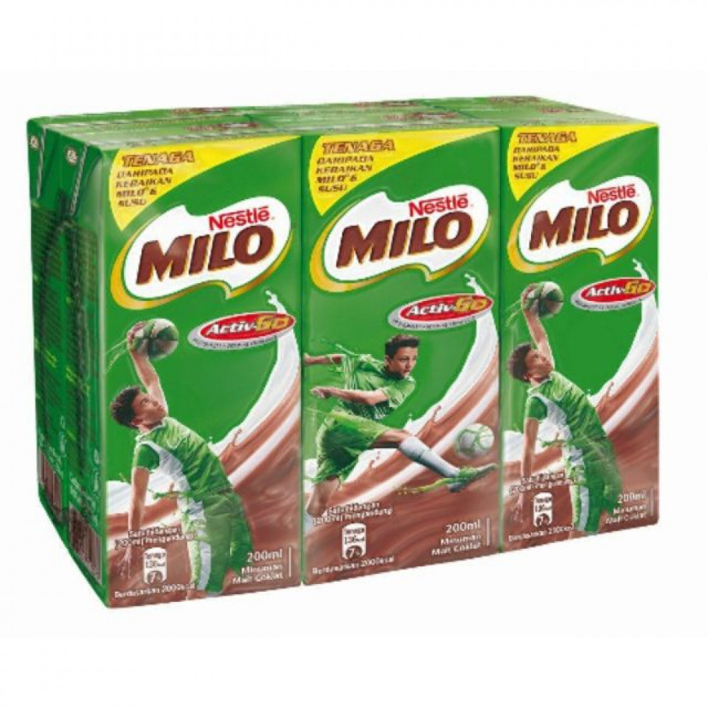 Nestle milo Active-Go 6x200ml Nestle milo Active-Go 6x200ml