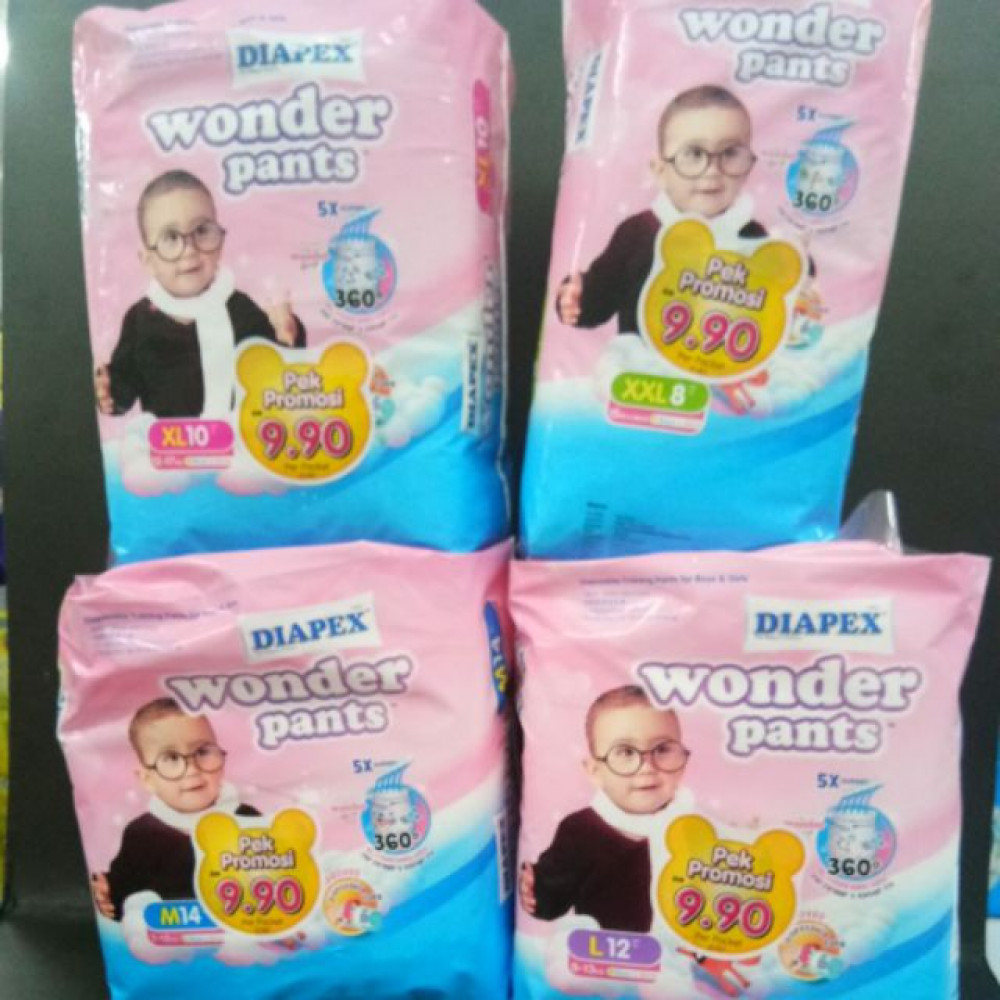 DIAPEX WONDER PANTS BABY DIAPER ALL SIZE DIAPEX WONDER PANTS BABY DIAPER ALL SIZE