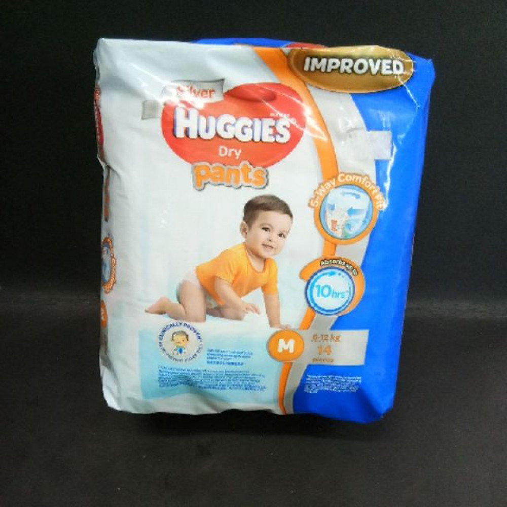 HUGGIES DRY PANTS SILVER HUGGIES DRY PANTS SILVER