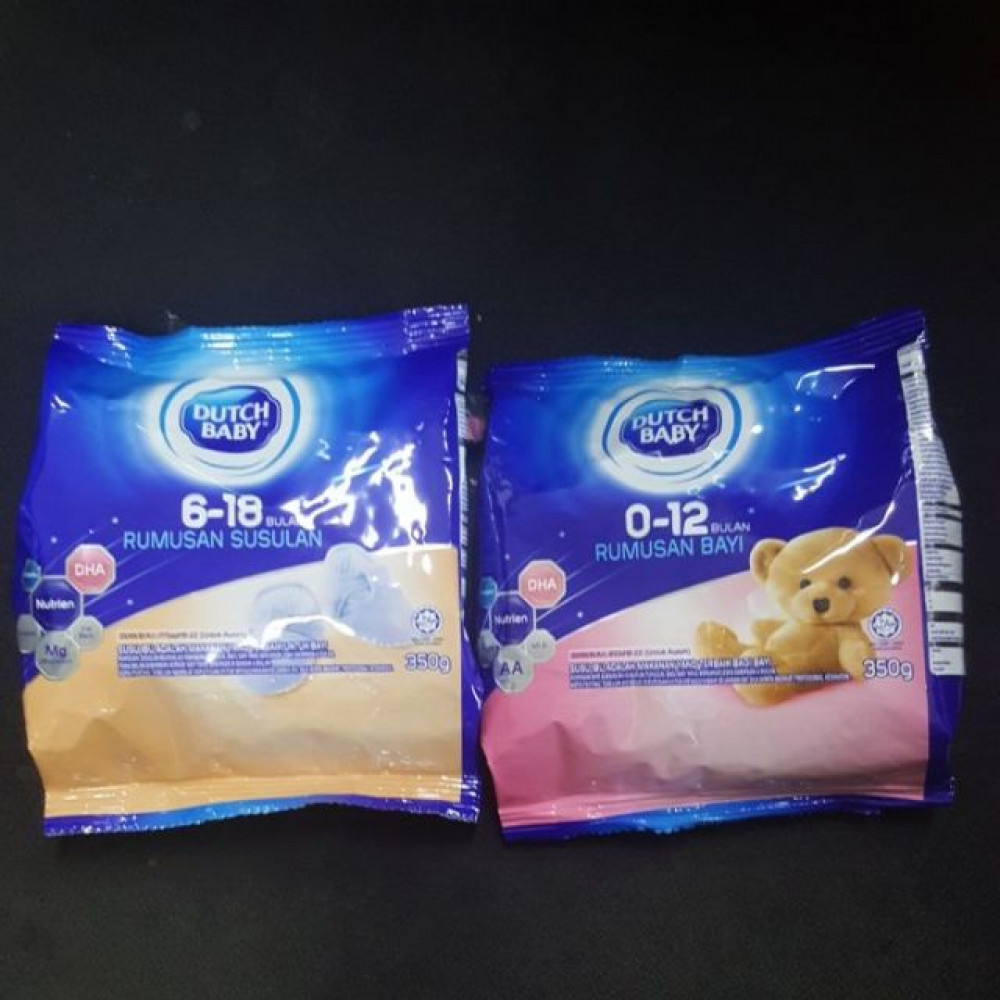 DUTCH BABY RUMUSAN BAYI 350g (0-12/ 6-18) -NEW PACKING DUTCH BABY RUMUSAN BAYI 350g (0-12/ 6-18) -NEW PACKING