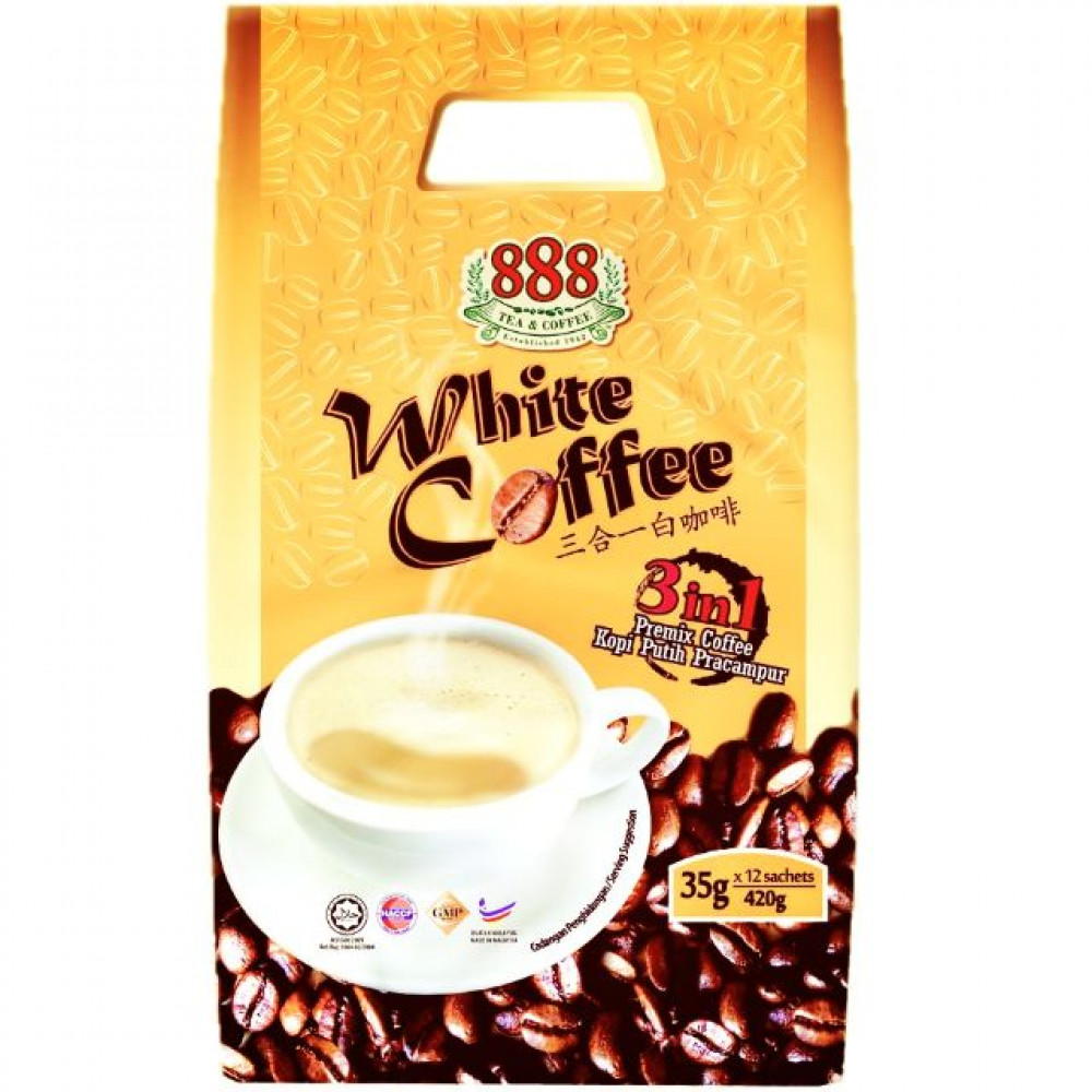 888 WHITE COFFEE 3IN1 (35G X 12SAC ) 888 WHITE COFFEE 3IN1 (35G X 12SAC )