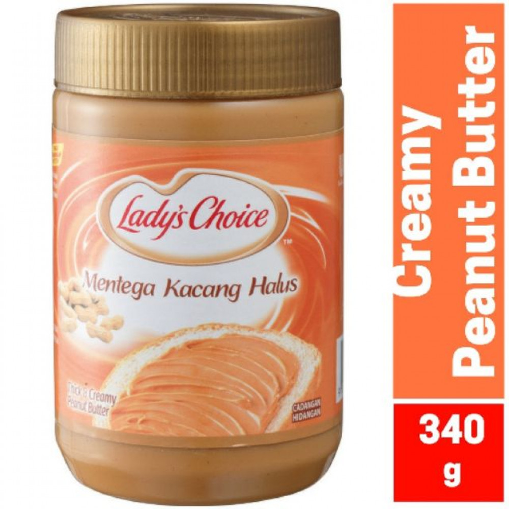 lady's choice creamy peanut butter 340g lady's choice creamy peanut butter 340g