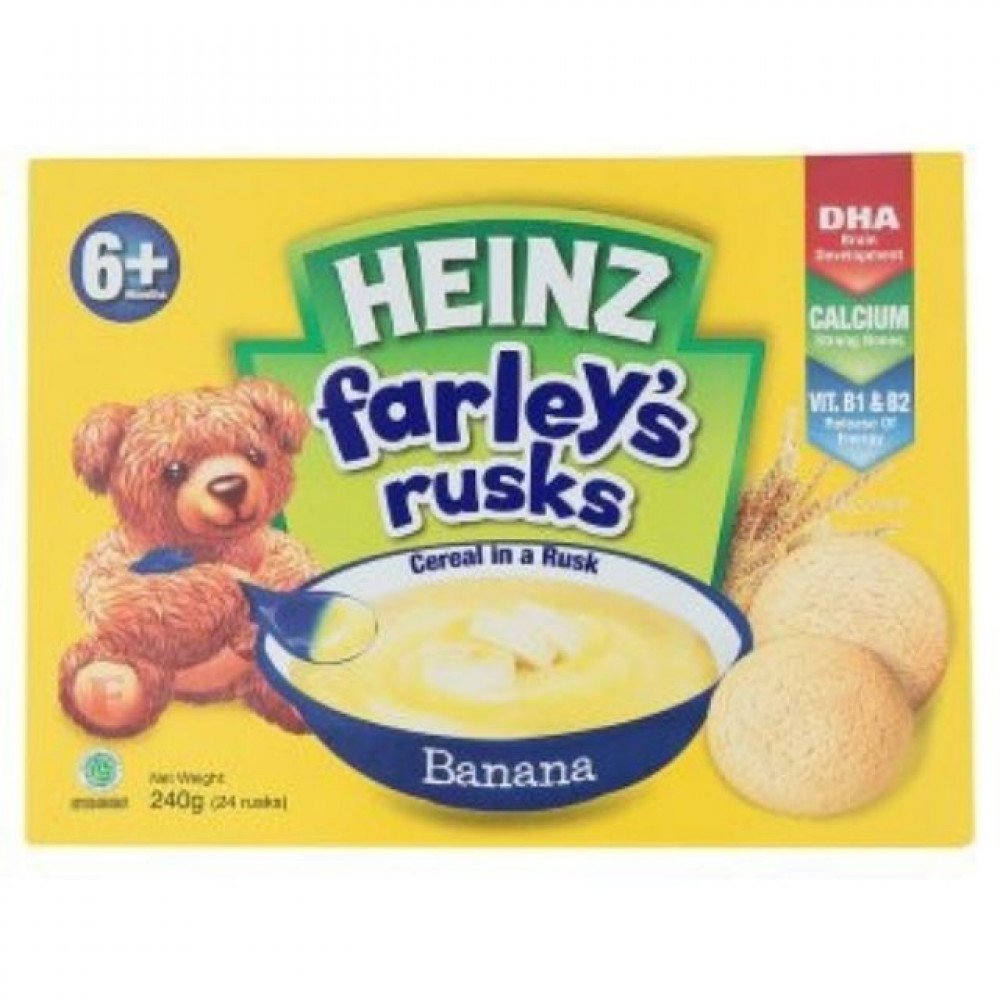 Heinz Farley’s Rusks Banana 240g Heinz Farley’s Rusks Banana 240g