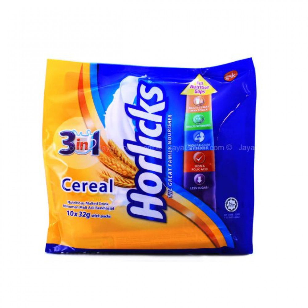 HORLICKS CEREAL 3IN1 PAKET HORLICKS CEREAL 3IN1 PAKET