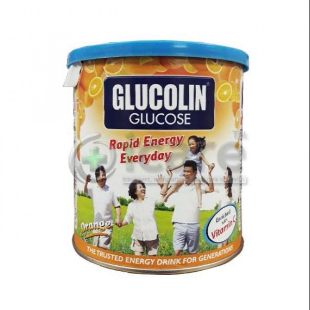 GLUCOLIN GLUCOSE ORANGE 420GM GLUCOLIN GLUCOSE ORANGE 420GM
