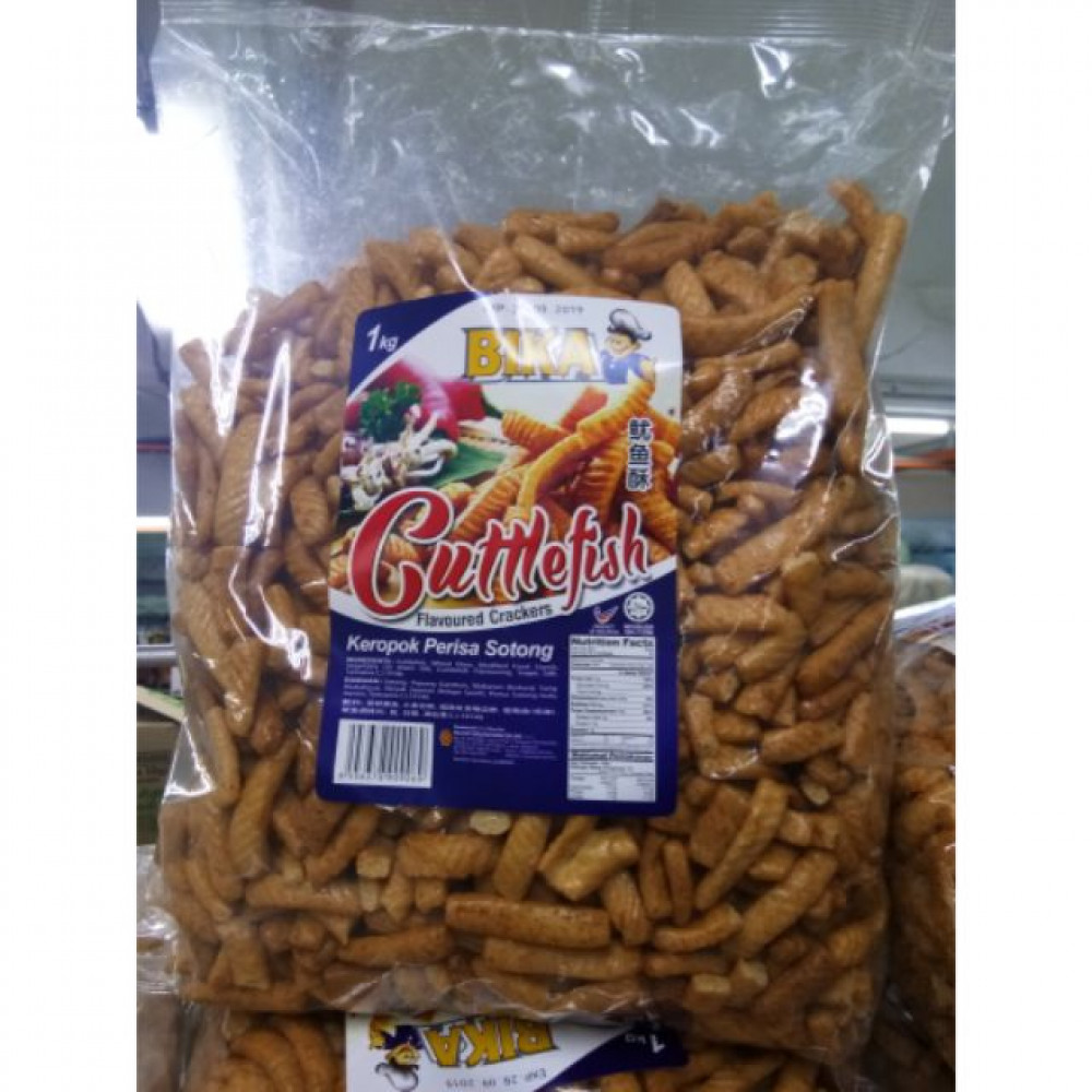 BIKA CRACKERS CUTTLEFISH 1KG BIKA CRACKERS CUTTLEFISH 1KG
