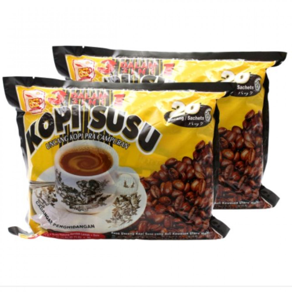 Bee 3in1 Kopi Susu 20x38g coffee Bee 3in1 Kopi Susu 20x38g coffee