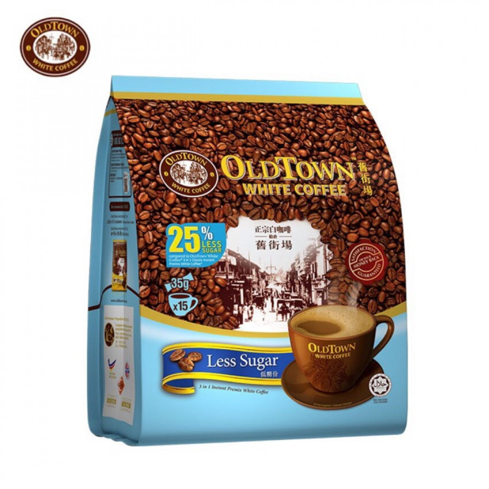 OldTown White Coffee 3in1 Less Sugar (35g x 15) OldTown White Coffee 3in1 Less Sugar (35g x 15)