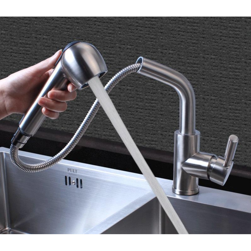 304 Stainless Steel Pullout Kitchen Spray Tap ( Shower Head Type ) 304 Stainless Steel Pullout Kitchen Spray Tap ( Shower Head Type )