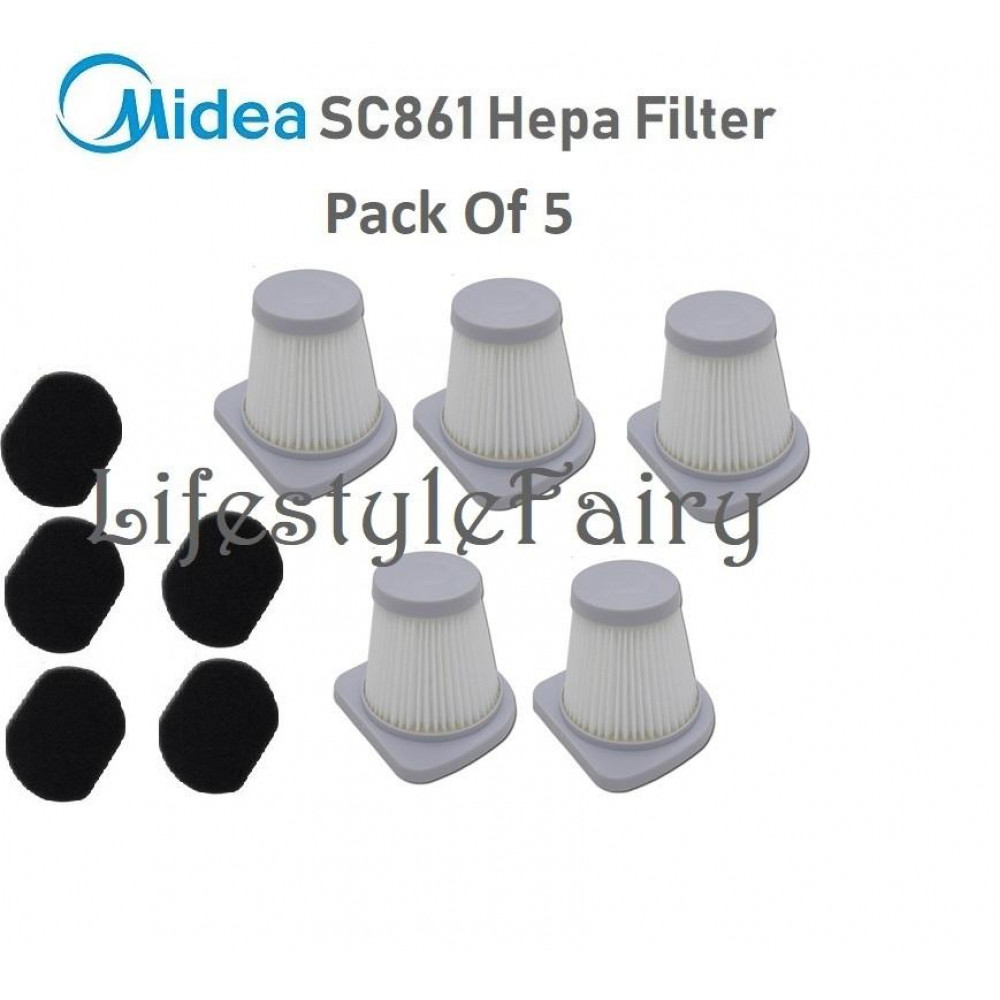 Midea SC861 HEPA Filter - Pack of 5