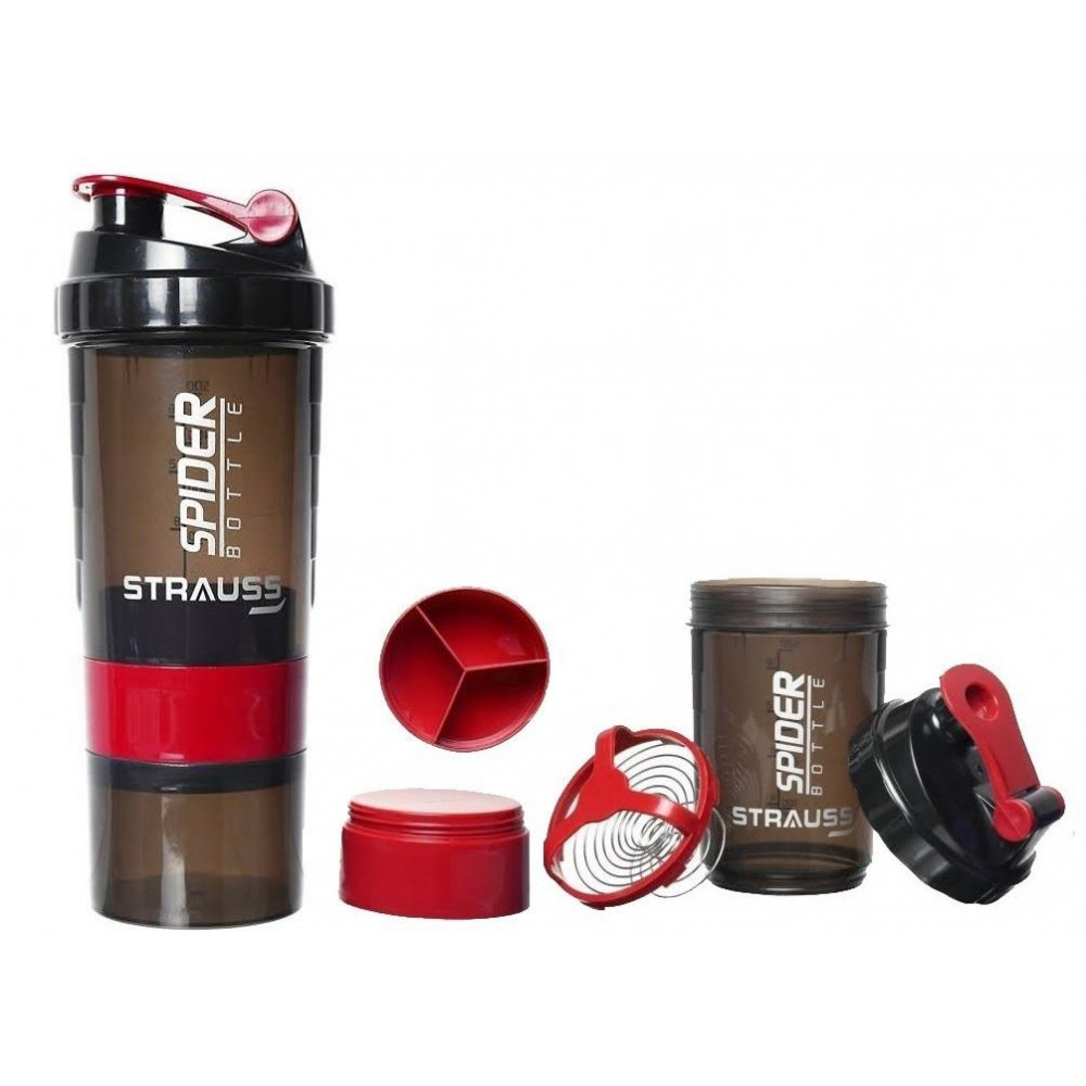 Spider 3 in 1 Protein Shaker Bottle