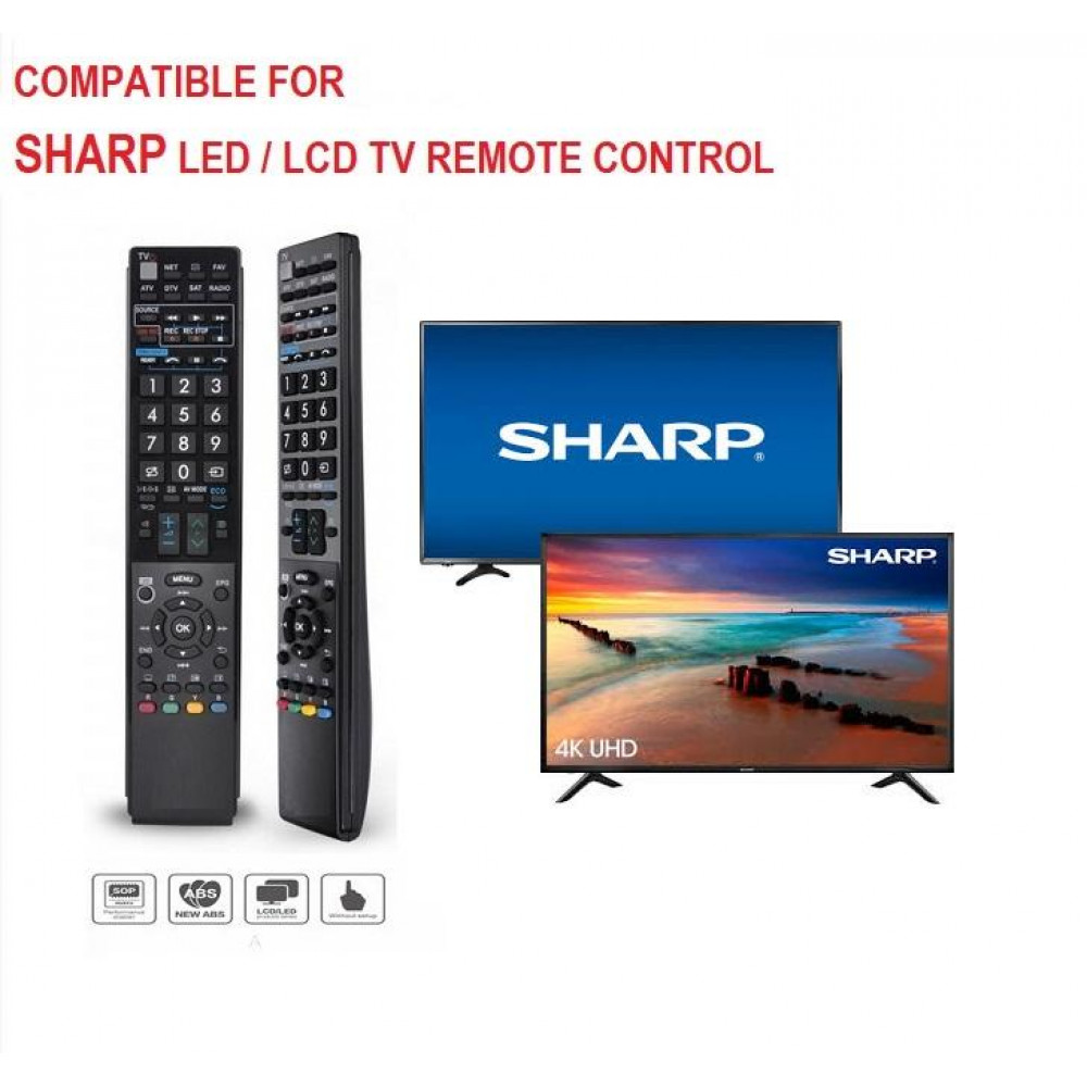 SHARP COMPATIBLE LED / LCD REMOTE CONTROL