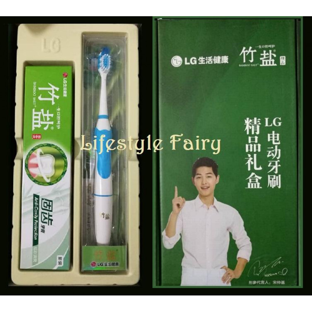 LG Battery Operated Toothbrush & Toothpaste 2Pcs Set LG Battery Operated Toothbrush & Toothpaste 2Pcs Set