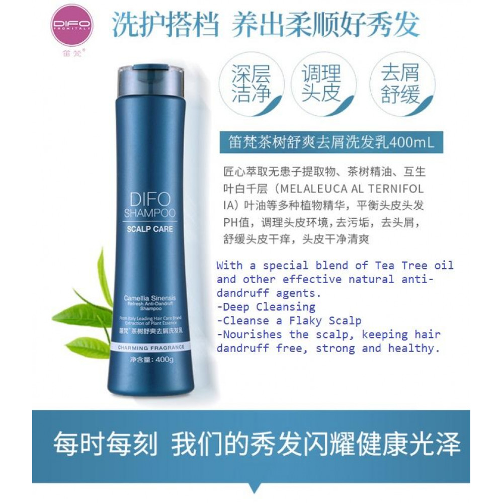Difo Scalp Care Anti Dandruff Shampoo 400ml Difo Scalp Care Anti Dandruff Shampoo 400ml