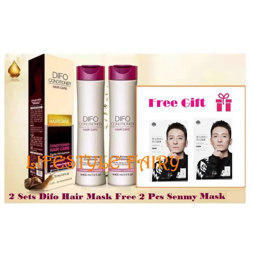 2 SETS DIFO HAIR CONDITIONER / HAIR MASK FOC 2 PCS MASK 2 SETS DIFO HAIR CONDITIONER / HAIR MASK FOC 2 PCS MASK