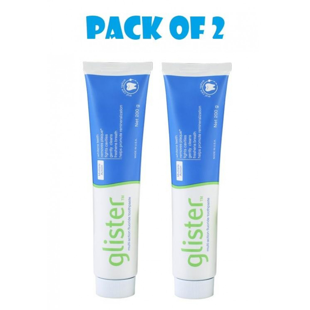 Amway GLISTER MultiAction Fluoride Toothpaste (200g) Pack of 2