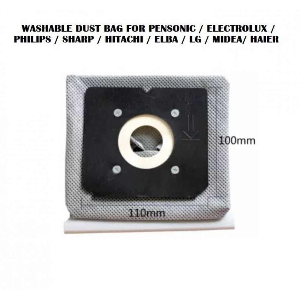 WASHABLE DUST BAG / VACUUM CLEANER BAG FOR PENSONIC/ ELECTROLUX