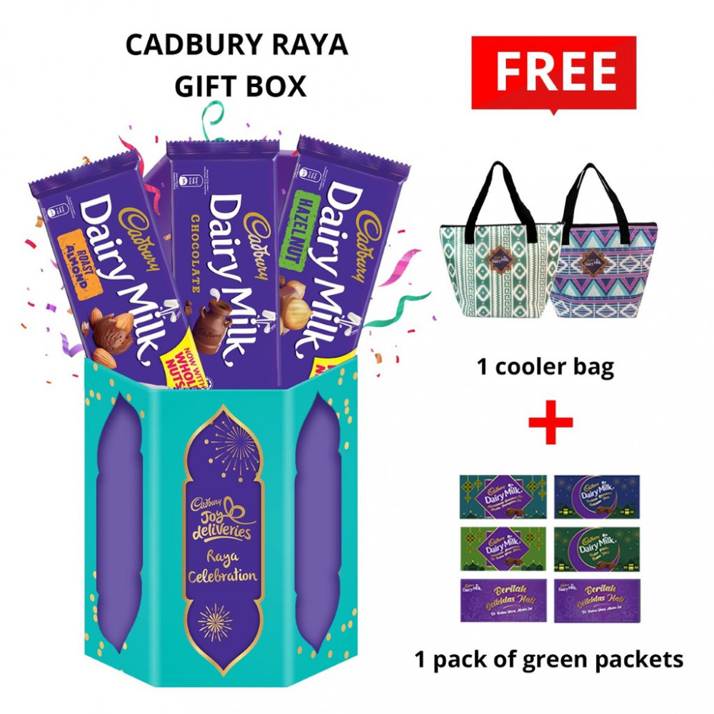 Cadbury Raya Gift Box (FREE Cooler bag + Green packets) Cadbury Raya Gift Box (FREE Cooler bag + Green packets)