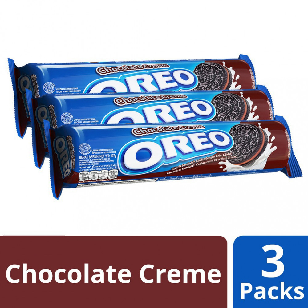 Oreo Chocolate Creme (137g x 3) Oreo Chocolate Creme (137g x 3)