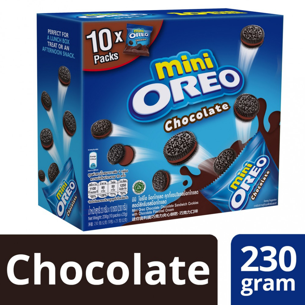 Oreo Mini Handy Pack - Chocolate Creme (230g x 10 Packs) Oreo Mini Handy Pack - Chocolate Creme (230g x 10 Packs)