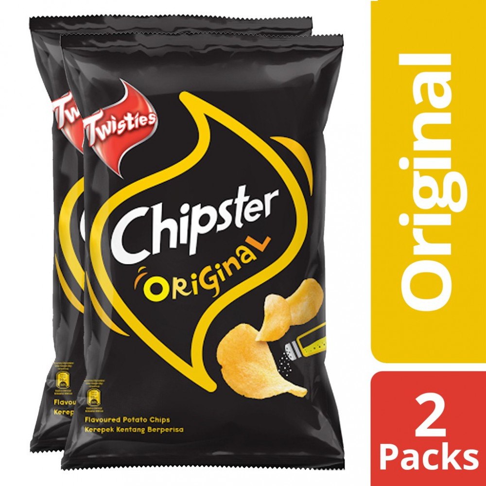 Twisties Chipster Potato Chips - Original (160g x 2) Twisties Chipster Potato Chips - Original (160g x 2)