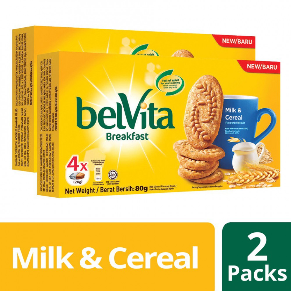 Belvita Breakfast - Milk & Cereal (80g x 2) Belvita Breakfast - Milk & Cereal (80g x 2)