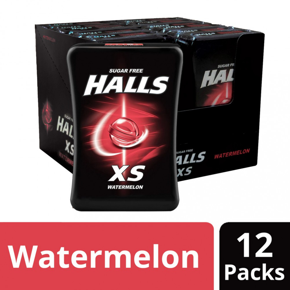 Halls XS Sugar Free Candy - Watermelon (25's x 12) Halls XS Sugar Free Candy - Watermelon (25's x 12)