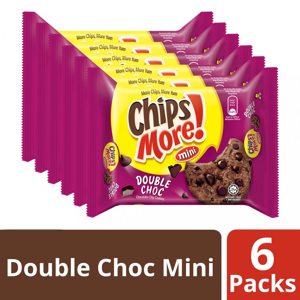 Chipsmore Double Choc Cookies Handy (88g x 6) Chipsmore Double Choc Cookies Handy (88g x 6)
