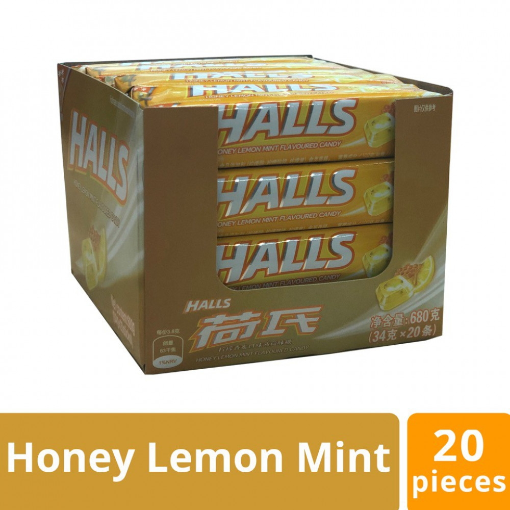 Halls Honey Lemon Mint (34g x 20) Halls Honey Lemon Mint (34g x 20)