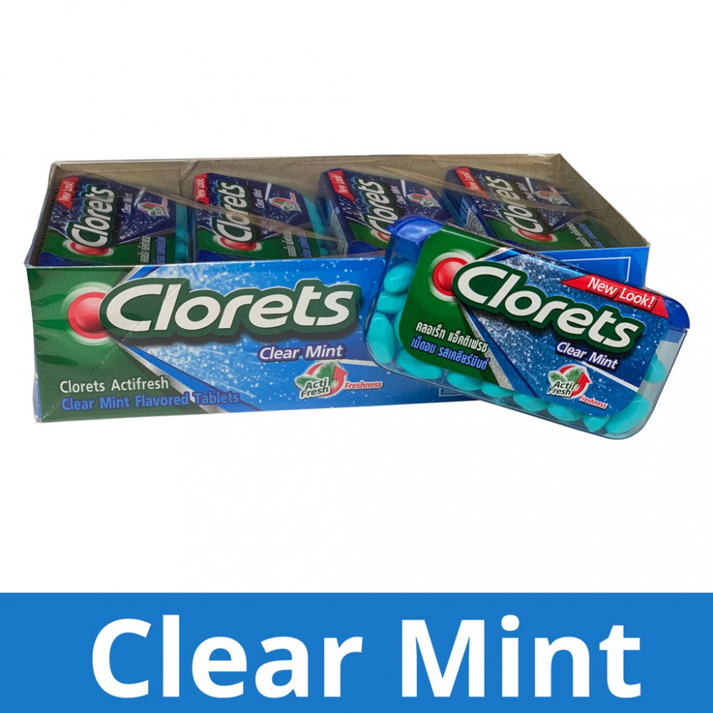Clorets ActiFresh Clear Mint (35's x 12) Clorets ActiFresh Clear Mint (35's x 12)